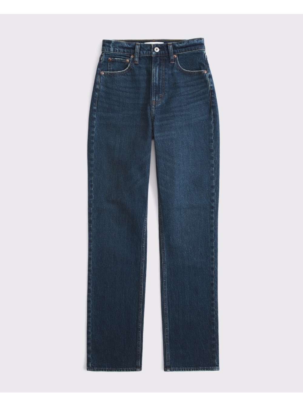 Women’s Dark Blue Straight-Leg Jeans